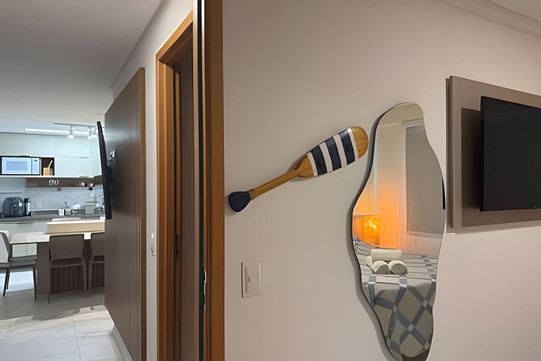 Apt no centrinho e próximo as piscinas naturais