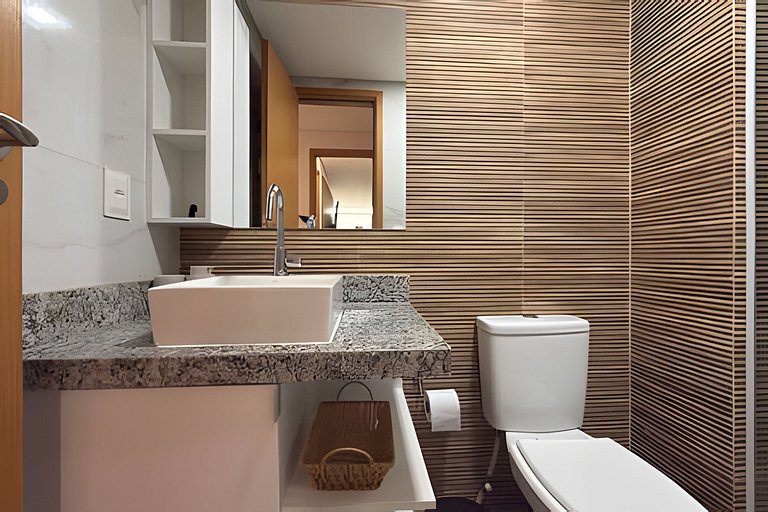 Próximo as Piscinas Naturais Apt. de 2 quartos