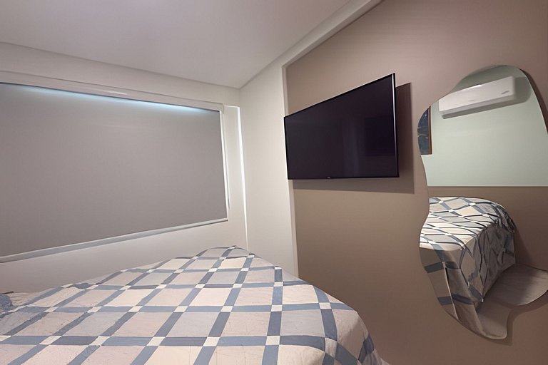 Apt no centrinho e próximo as piscinas naturais