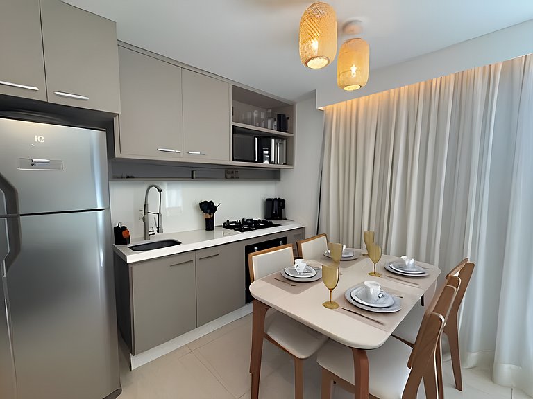 Flat Exclusivo Pé na Areia em Porto de Galinhas
