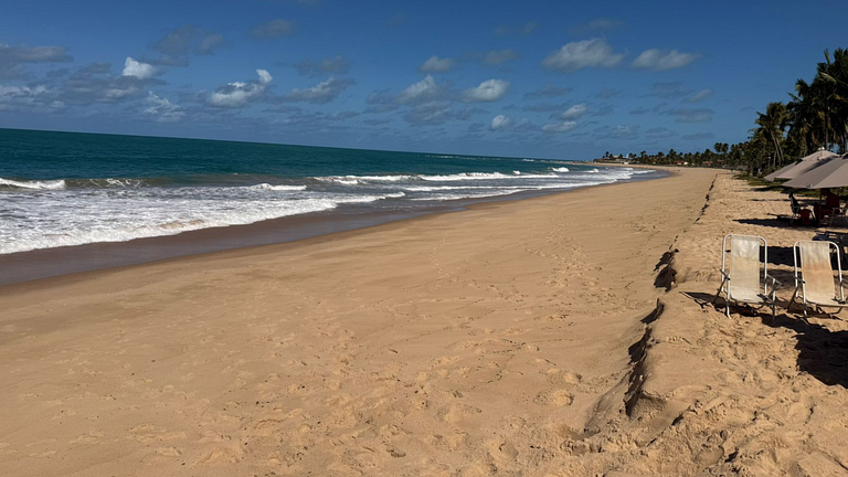 Apt. de Dois Quartos pé na areia em Muro Alto