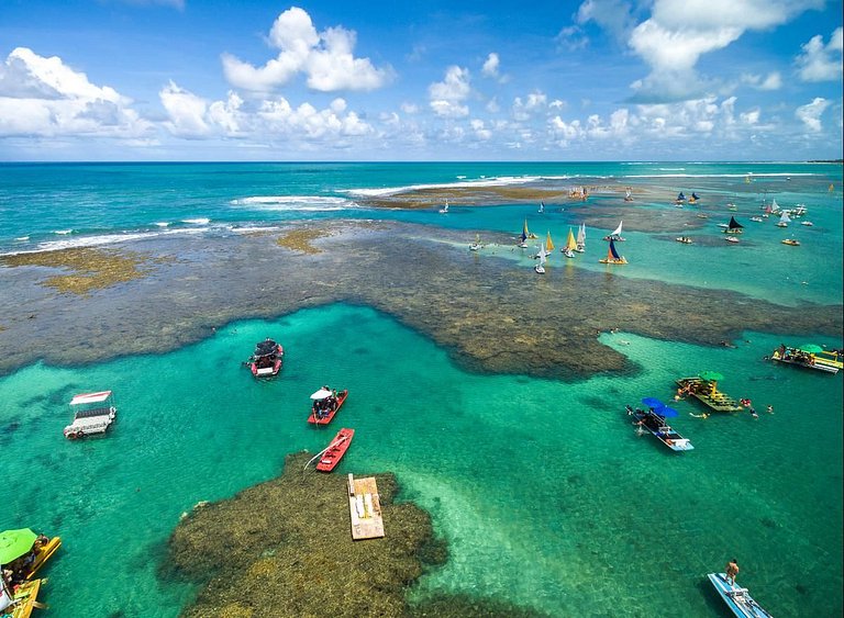 Apartamento 2 quartos próximo as Piscinas Naturais