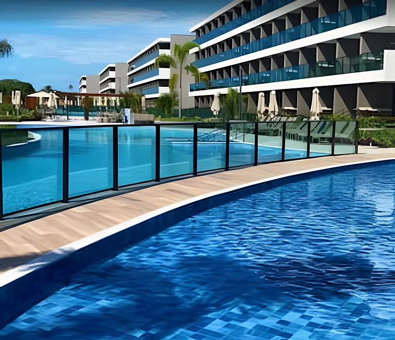 Beach Class Summer – Flat com conforto e lazer