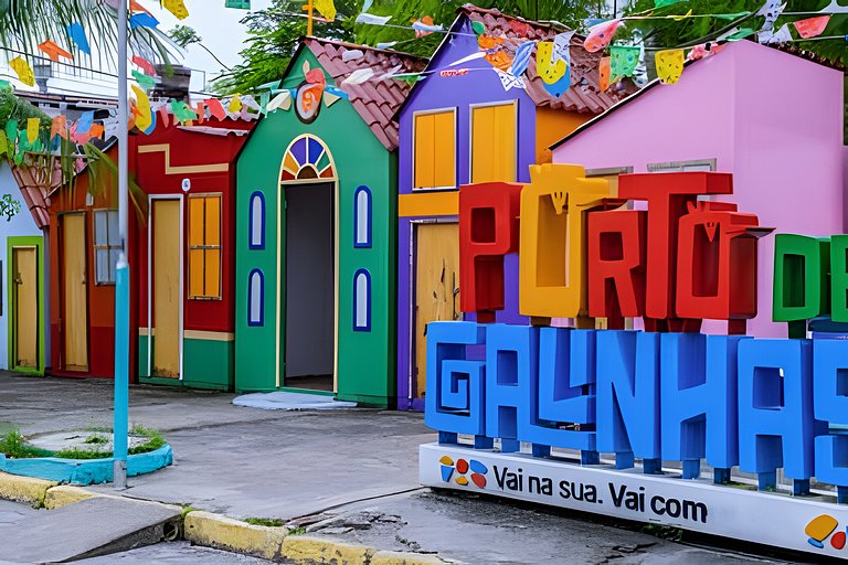 Próximo as piscinas naturais para 6 pessoas