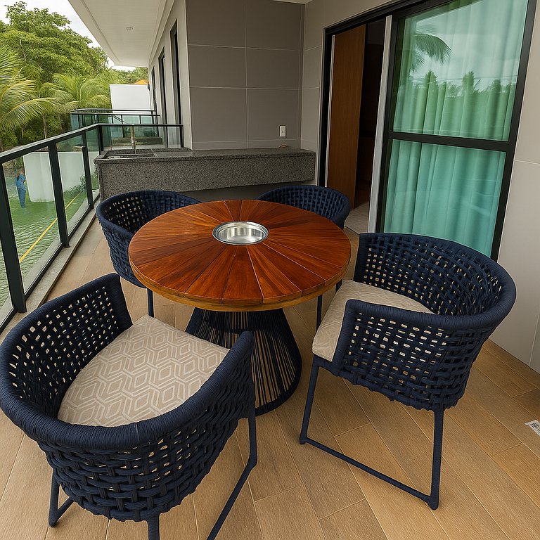 Frente al mar con piscina privada