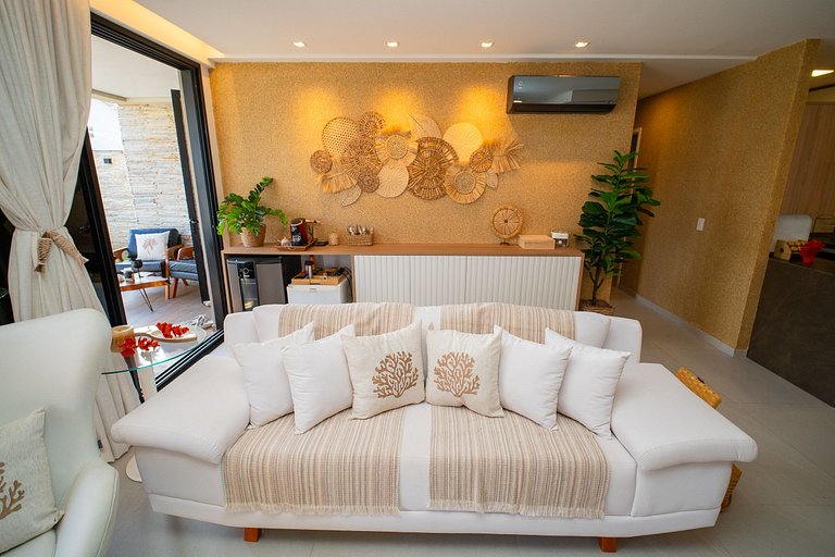 Cais Residence Luxo em Muro Alto para 10 pessoas