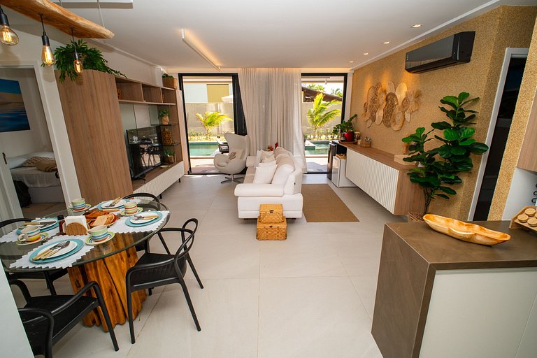 Vista mar + lazer privativo no Cais Residence