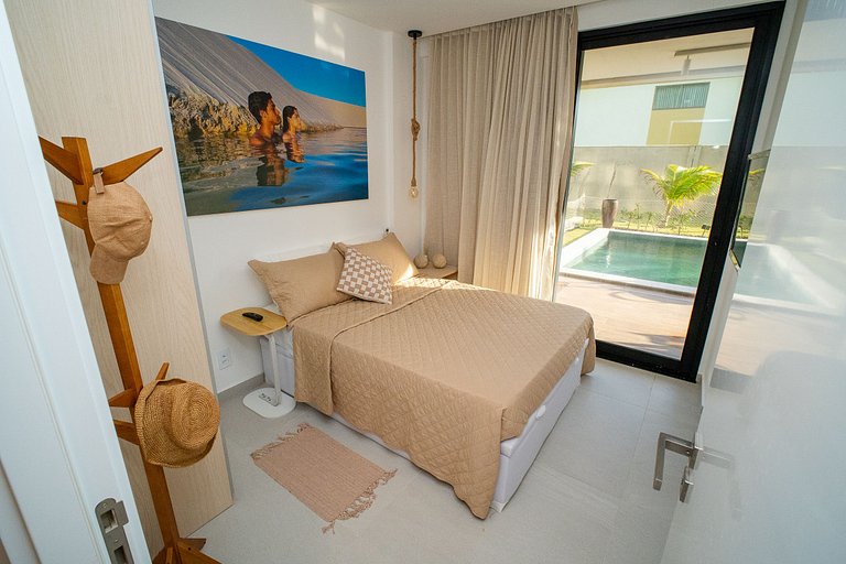 Cais Residence Luxo em Muro Alto para 10 pessoas