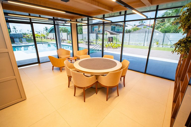 Vista mar + lazer privativo no Cais Residence