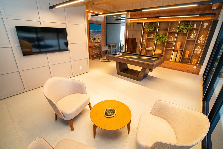 Vista mar + lazer privativo no Cais Residence