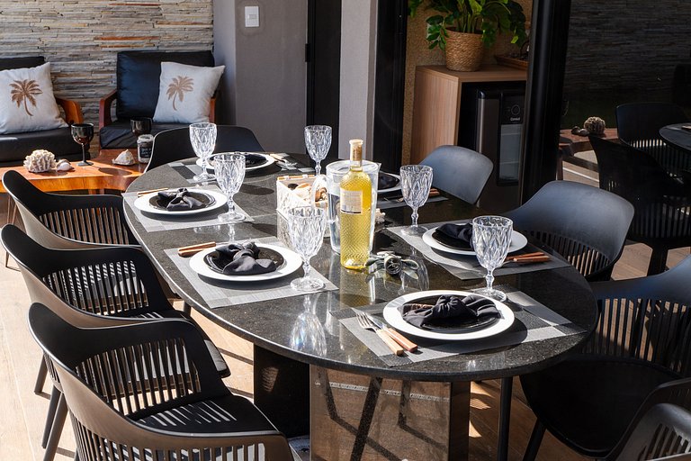 Cais Residence Luxo em Muro Alto para 10 pessoas