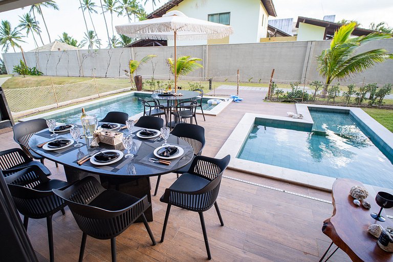 Cais Residence Luxo em Muro Alto para 10 pessoas