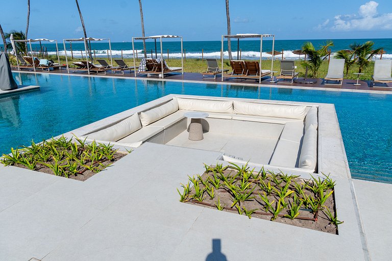 Vista mar + lazer privativo no Cais Residence