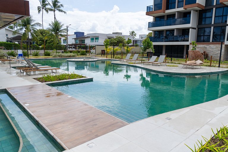 Cais Residence Luxo em Muro Alto para 10 pessoas