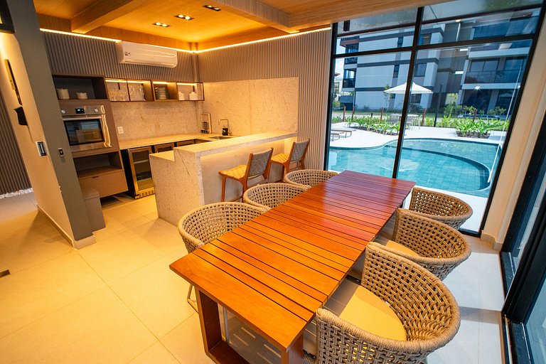 Cais Residence Luxo em Muro Alto para 10 pessoas