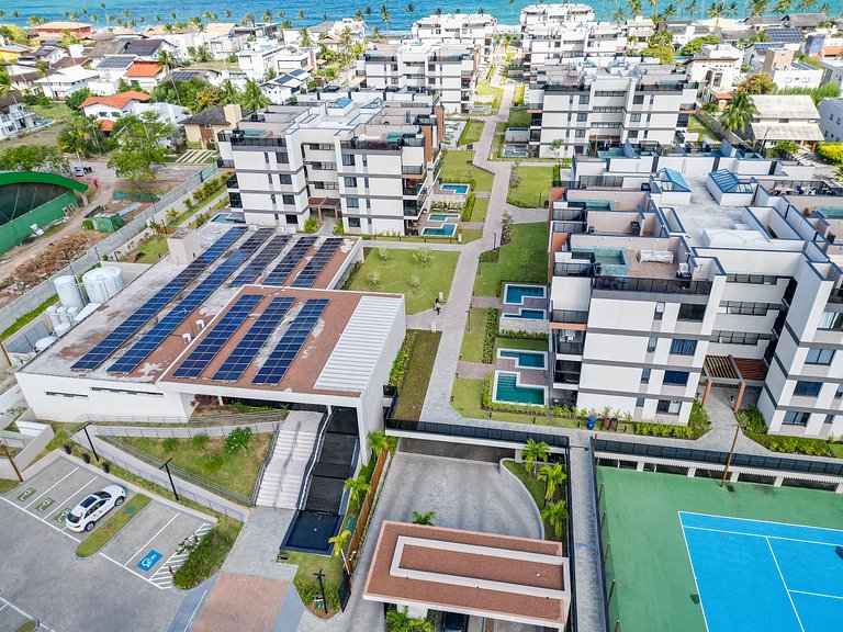 Vista mar + lazer privativo no Cais Residence