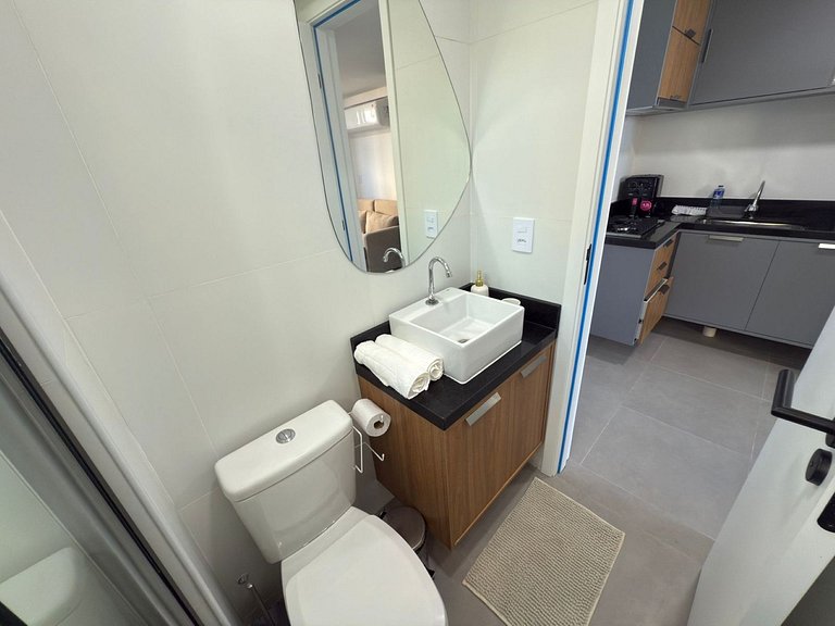 Flat a 50 metros do mar em Porto de Galinhas