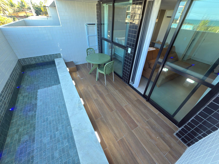 Private Pool Flat | 50m From the Beach