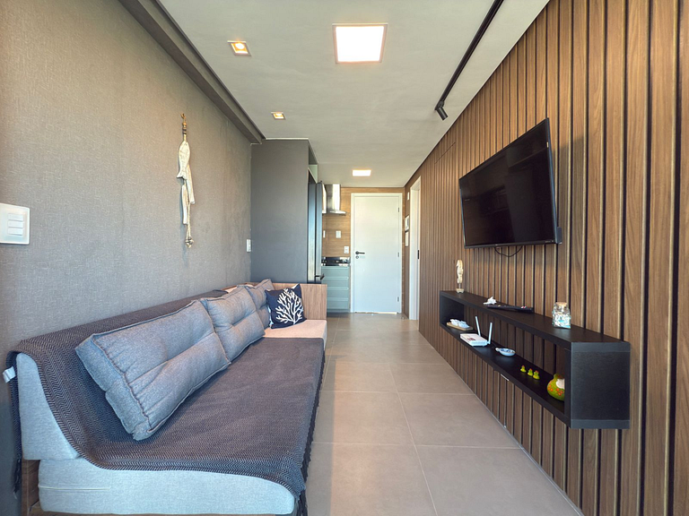 Flat Aconchegante Vista-Mar | Sunny Beach 105