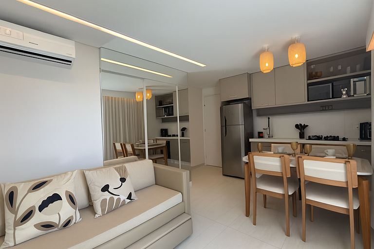 Beachfront Flat | Private Pool