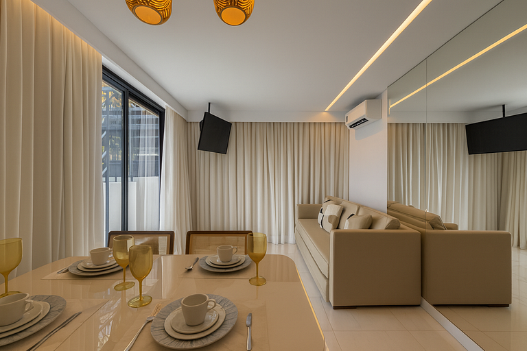 Beachfront Flat | Private Pool