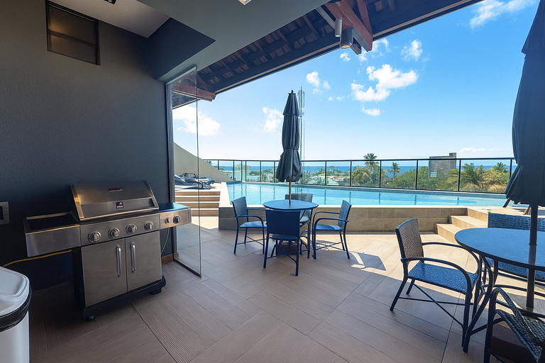 Flat a 100 Metros de la Playa | Rooftop con Vista al Mar