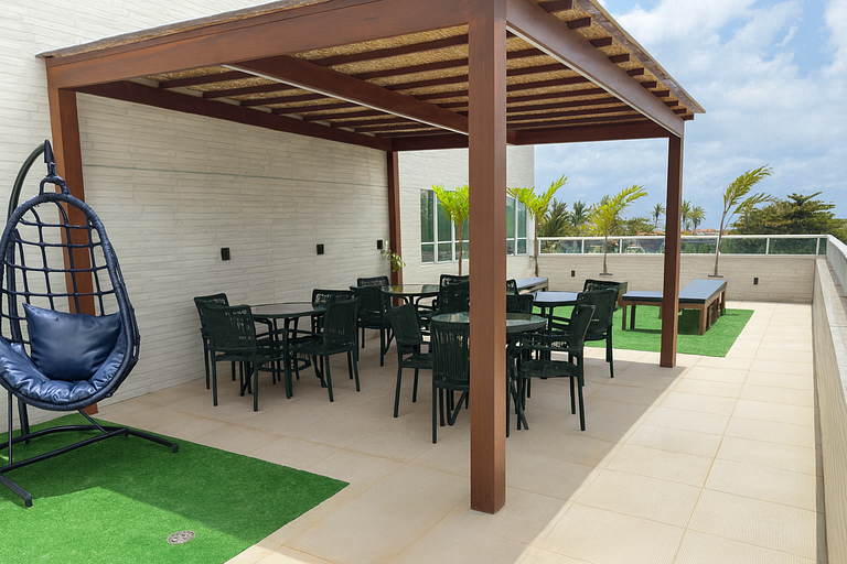 Apartment for 6 people with private pool