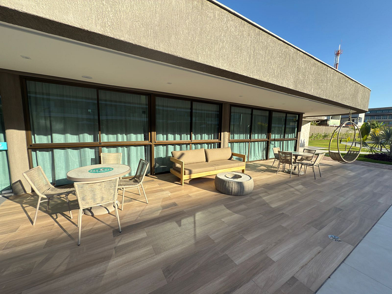 Flat Completo em Resort | Beach Class Summer 302 E