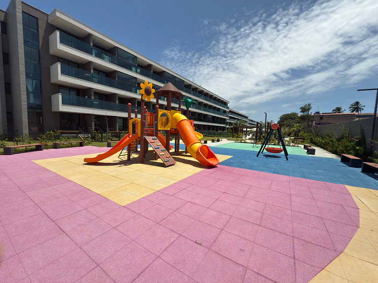 Resort com piscinas a 6 min da Praia do Cupe