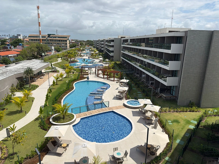 Resort with pools 6 minutes from Cupe Beach