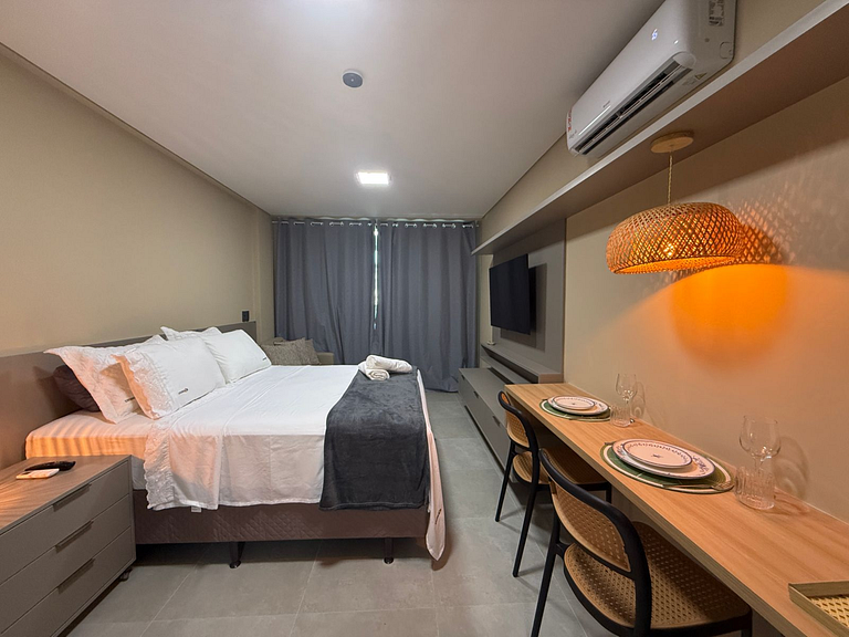 Beach Class Cupe | Studio com Acesso Fácil à Praia