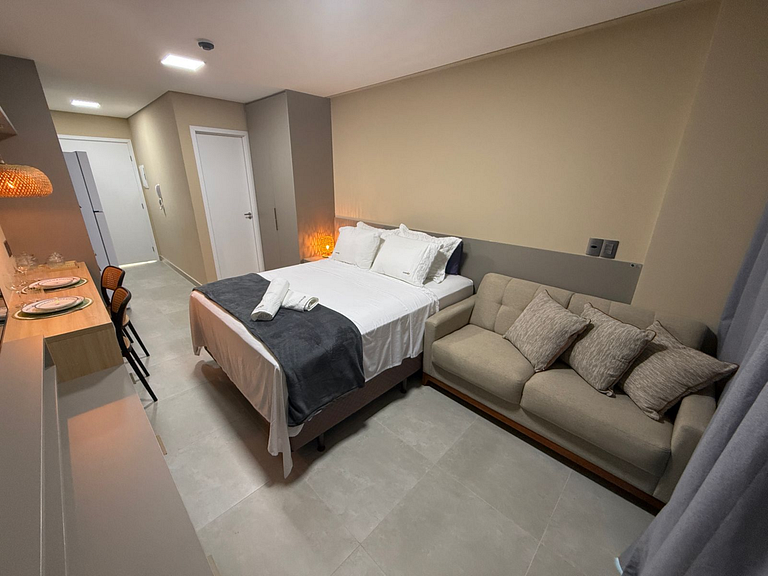 Beach Class Cupe | Studio com Acesso Fácil à Praia