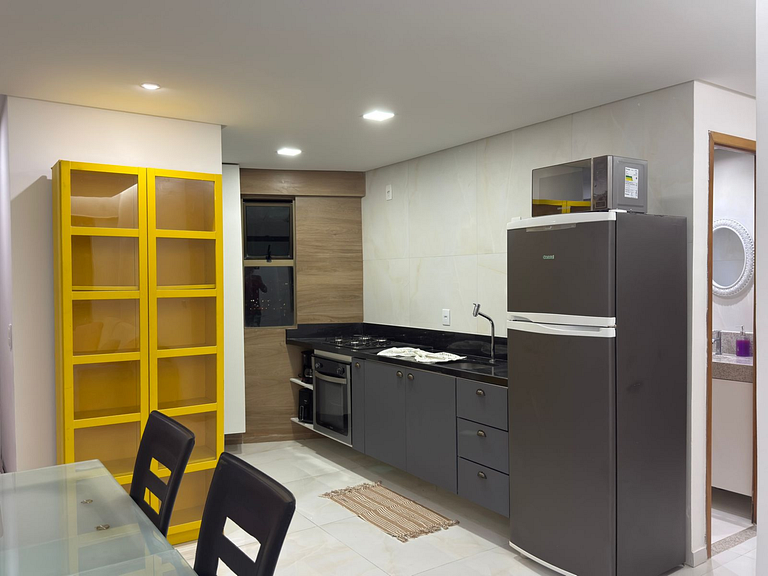 Ocean view of Boa Viagem beach for 4 people.