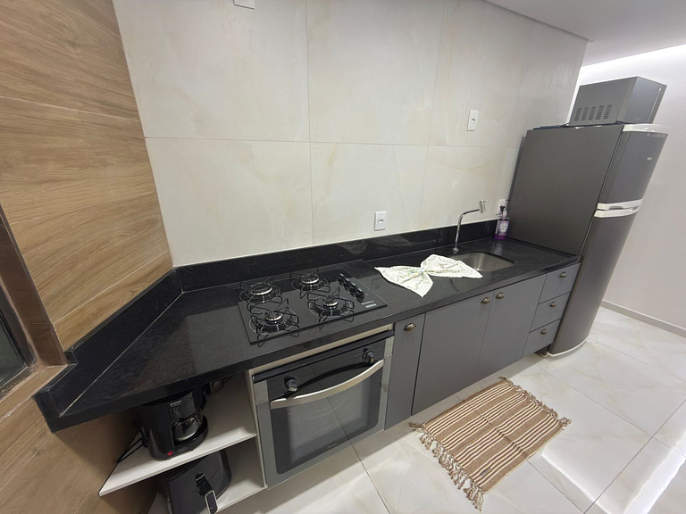 Ocean view of Boa Viagem beach for 4 people.