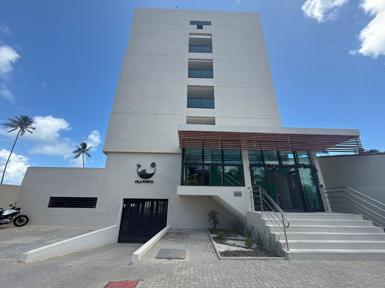 Flat com piscina privativa | Pé Na Areia | VIla Porto