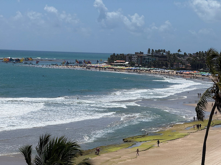 Flat with Private Pool | Beachfront | Vila Porto