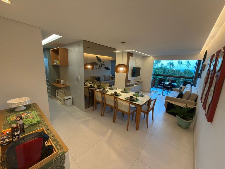 Apartamento con Vista al Mar y Dos Habitaciones