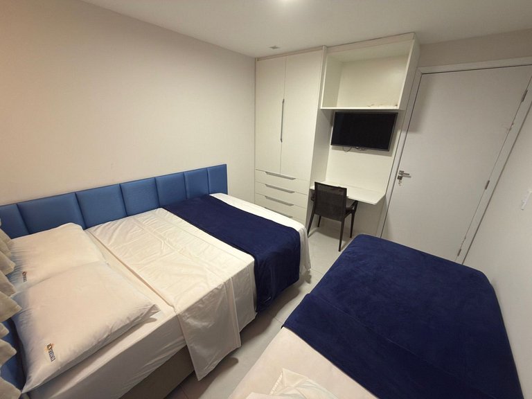 Vista al mar + balcón gourmet en Porto de Galinhas