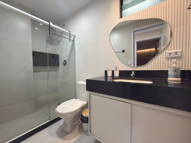 Vista mar + varanda gourmet em Porto de Galinhas