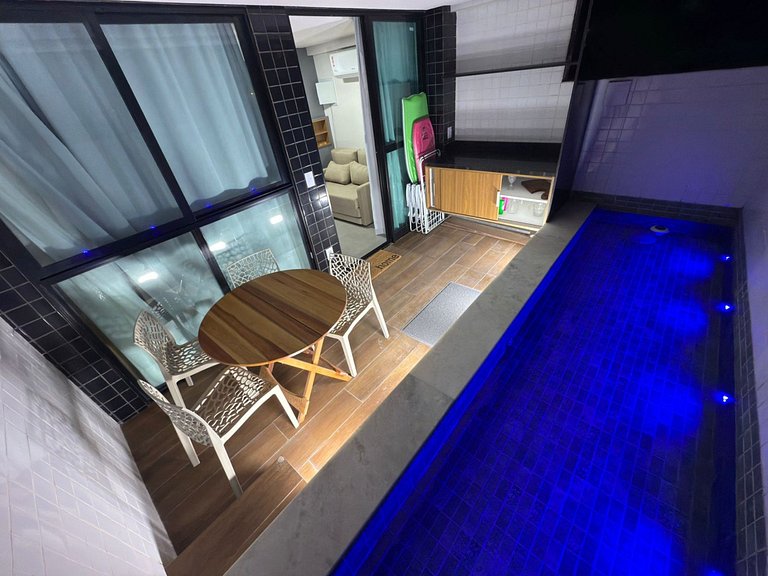 Apart a 50 metros del mar en Porto de Galinhas