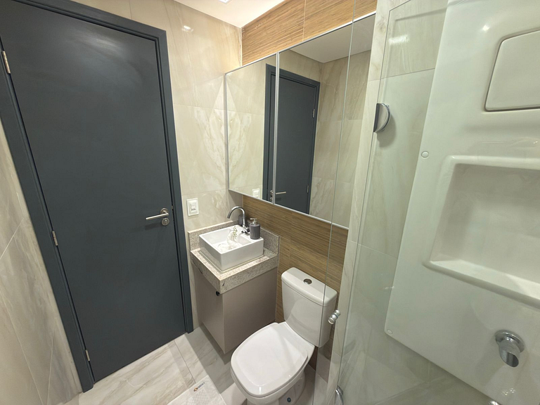 Flat Pé na Areia com Piscina Exclusiva