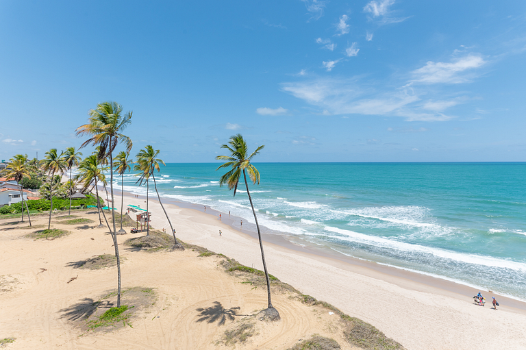 Flat Pé na Areia com Piscina Exclusiva