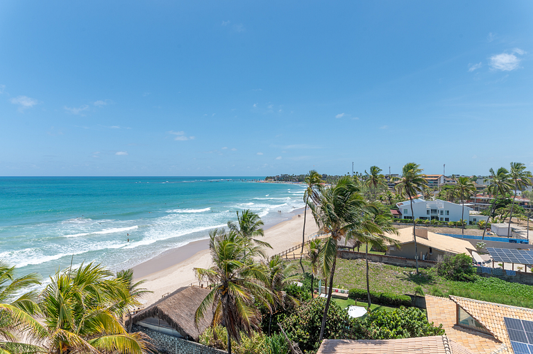 Flat Pé na Areia com Piscina Exclusiva