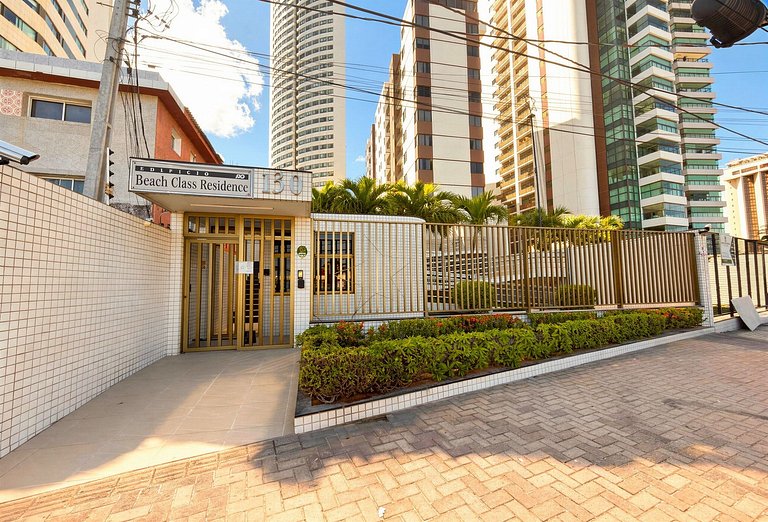 Apartamento Vista Mar no coração da praia de Boa Viagem