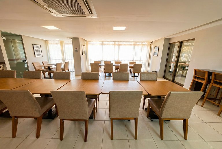 Apartamento Vista Mar no coração da praia de Boa Viagem