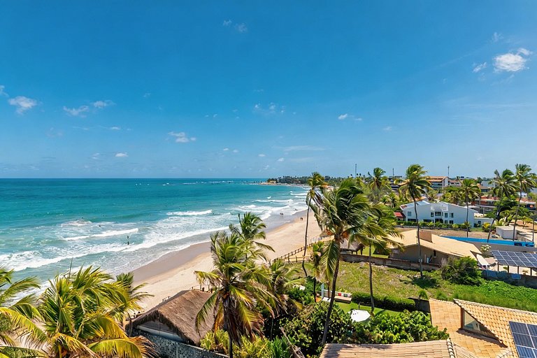 Flat Pé na Areia com Piscina Exclusiva