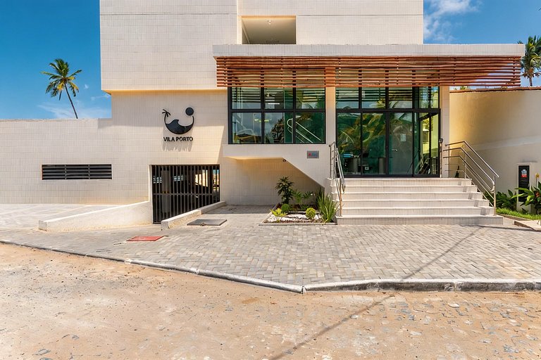 Flat Pé na Areia com Piscina Exclusiva