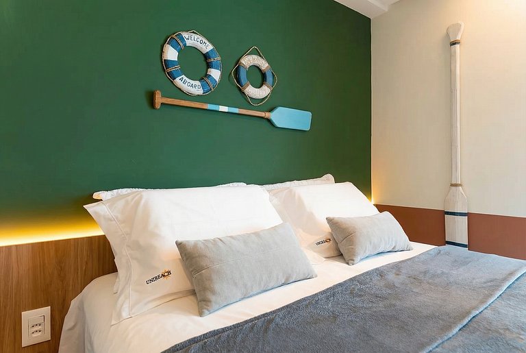 Flat Pé na Areia com Piscina Exclusiva