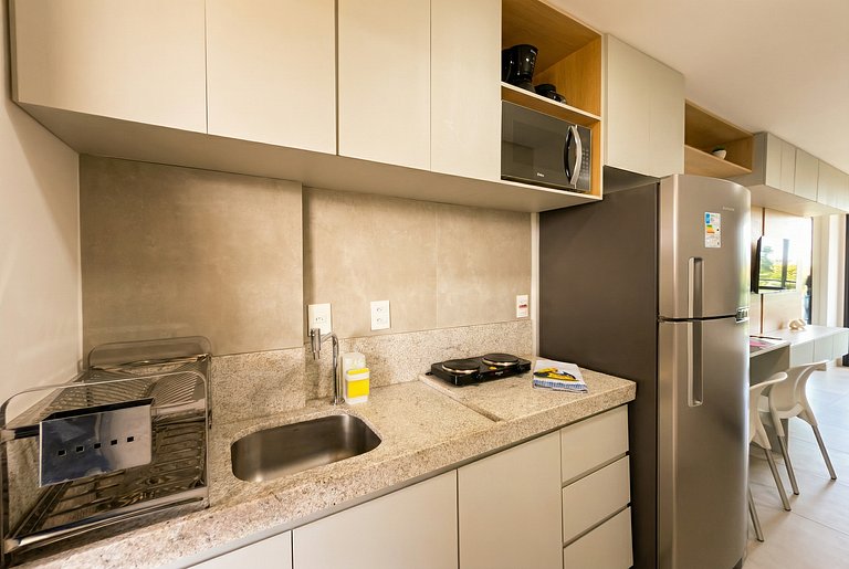 Studio with Balcony 6 min from Cupe Beach