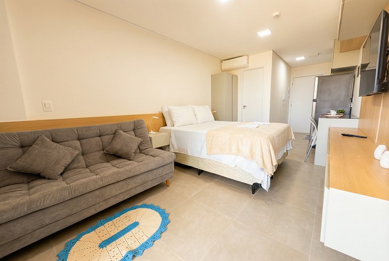 Resort com piscinas a 6 min da Praia do Cupe